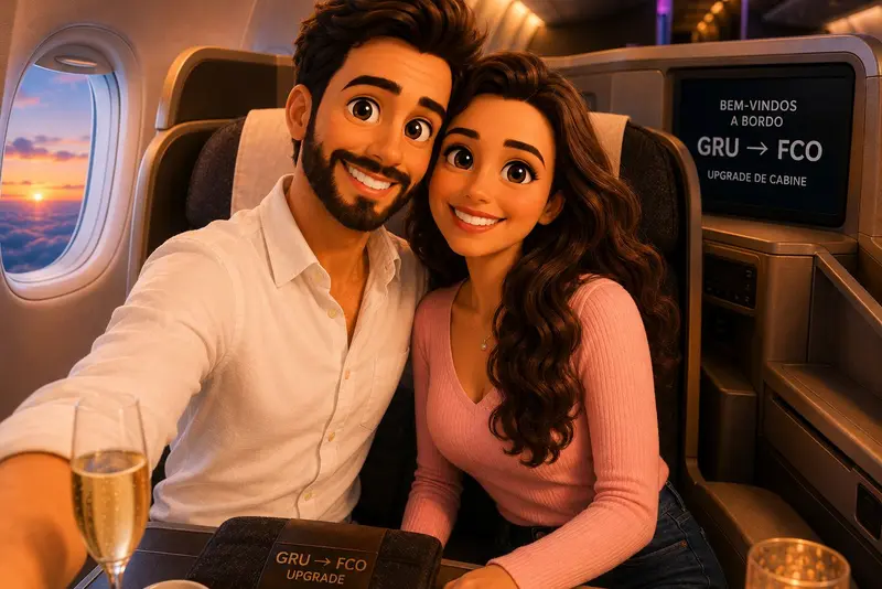 Upgrade de cabine GRU > FCO